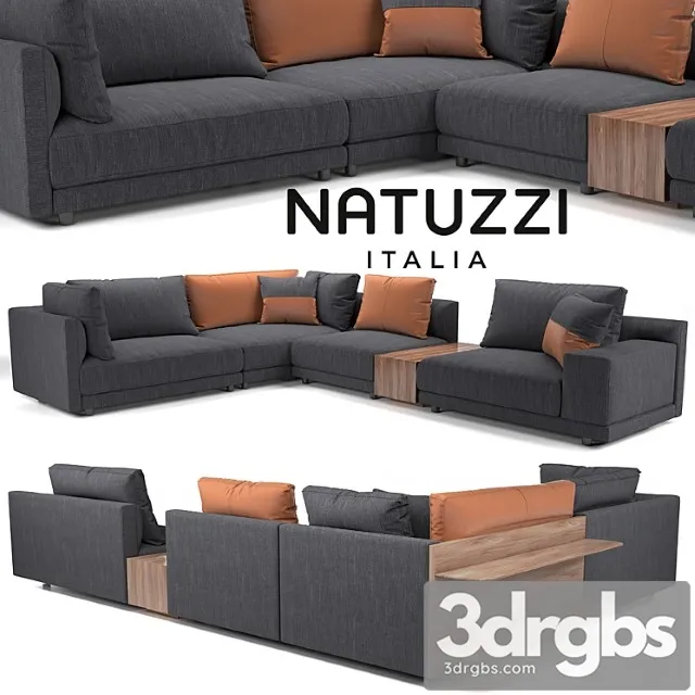Natuzzi melpot sectional №2 2 3dsmax Download