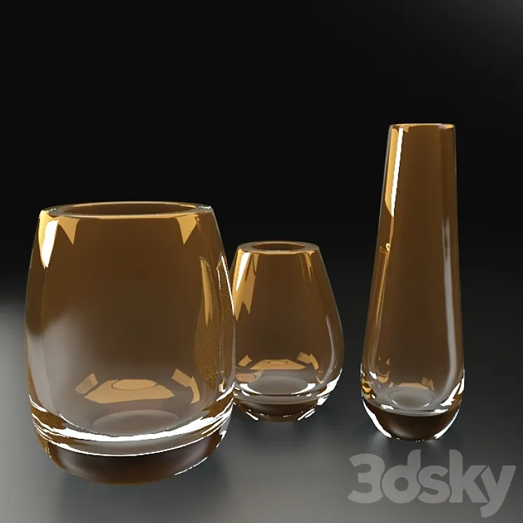 NATUZZI MURANO VASE TOBACCO 3DS Max