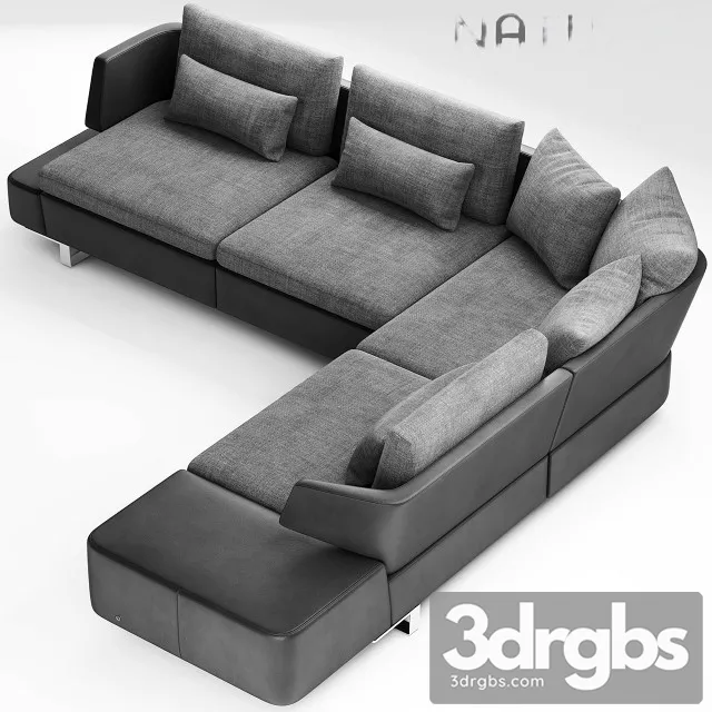 Natuzzi Opus Sofa 01 3dsmax Download