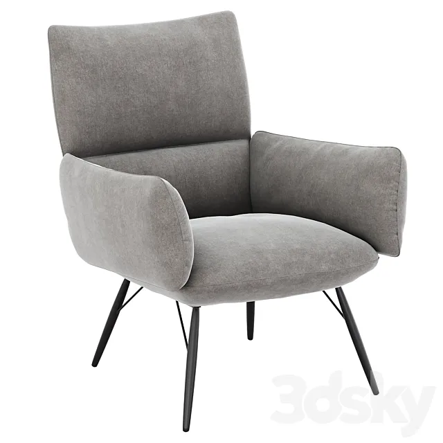 Natuzzi Talia Armchair 3DS Max Model