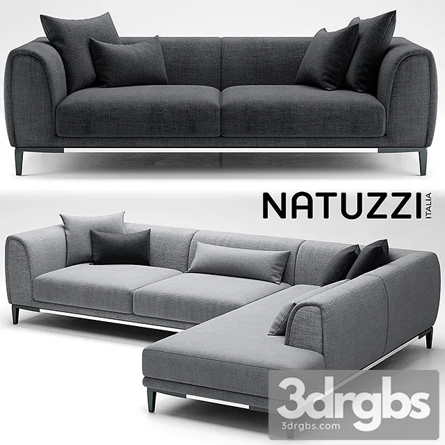 Natuzzi Trevi Sofa 3dsmax Download