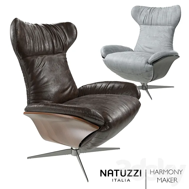 Natuzzi_ILia 3ds Max