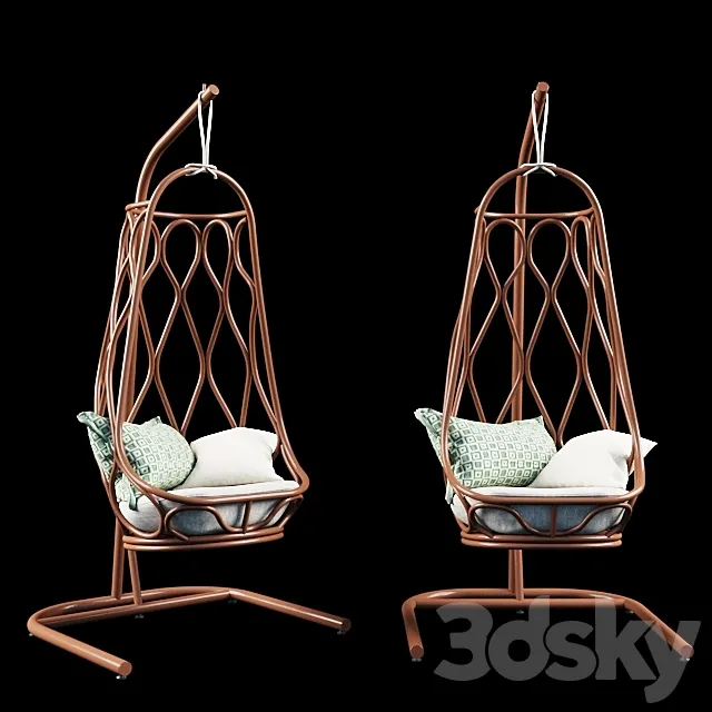 nautica swing chair 3ds Max