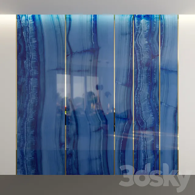 Nautilus wall panel 3ds Max