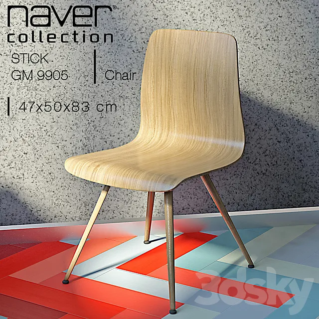 Navercollection_Stick_Chair 3DS Max Model