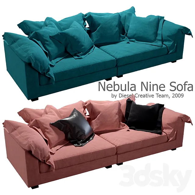 Nebula Nine Sofa 3DSMax File