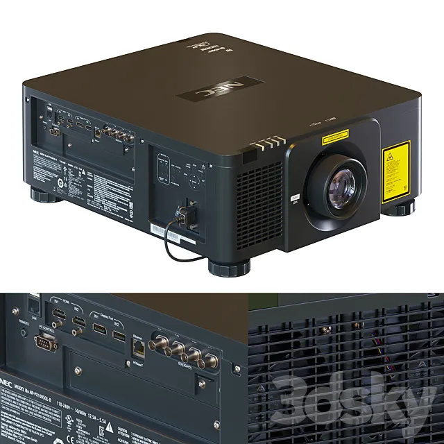 NEC Projector 3DS Max Model