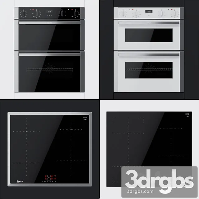 Neff Twin Ovens Zh1ase2nn0b Zh1ase2hv0b And Cooking Surfaces T36bb40n0 T46fd53x0 3dsmax Download