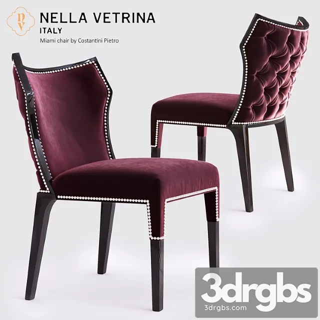 Nella vetrina miami chair by constantini pietro 9181 2 3dsmax Download