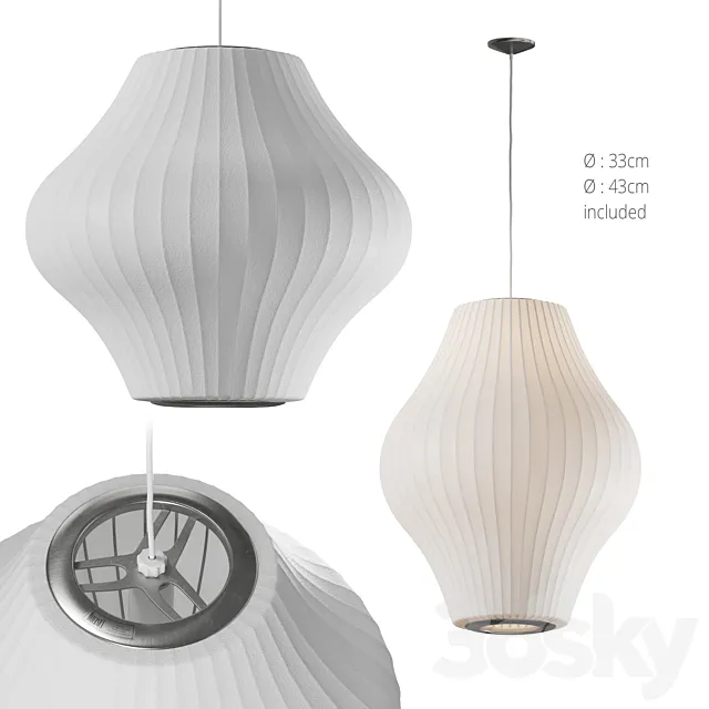 Nelson Pear Bubble Light 3ds Max
