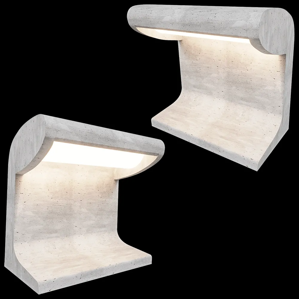 Nemo Lighting – Outdoor light Borne concrete 3ds Max
