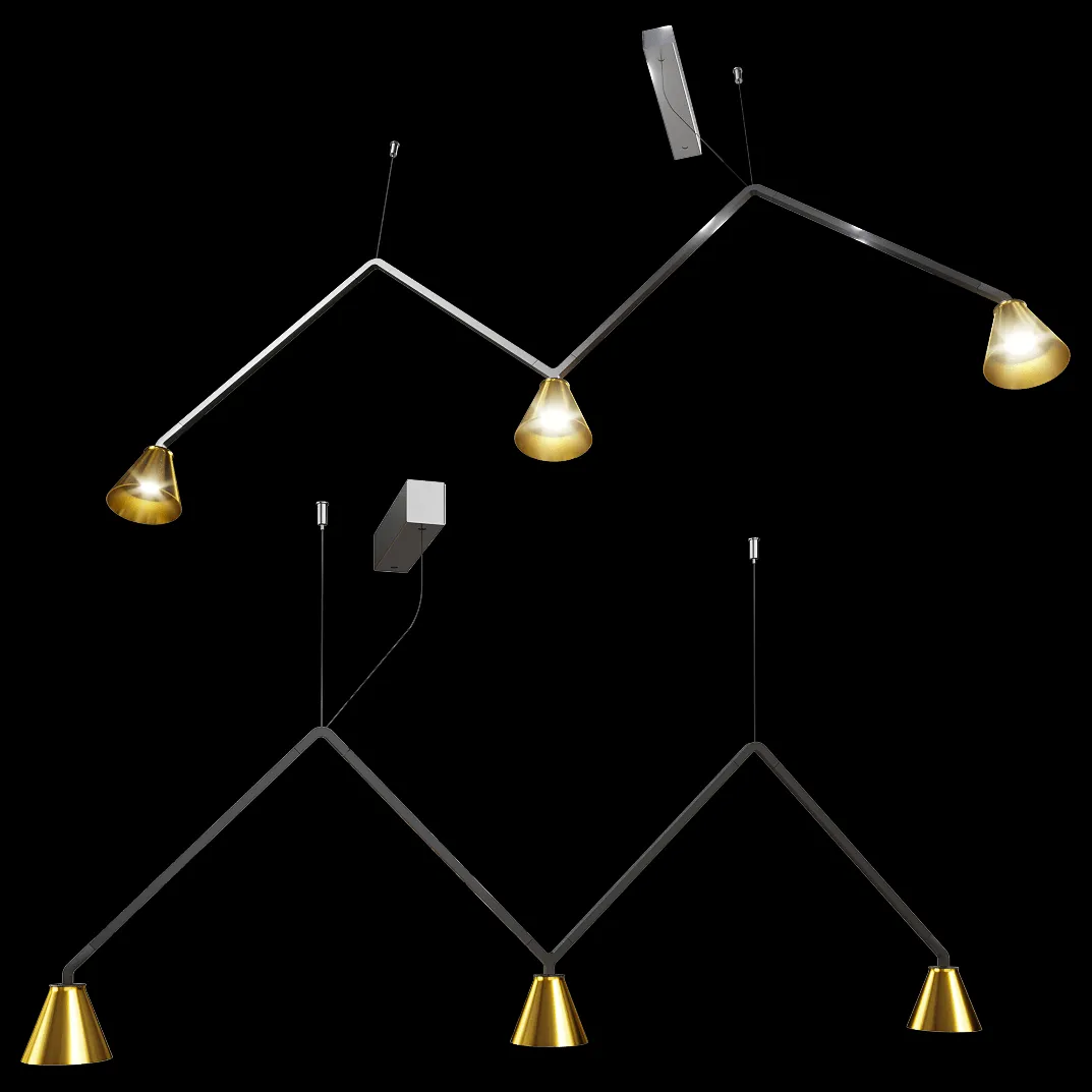 Nemo Lighting – Pendant lamp Dabliu 3ds Max
