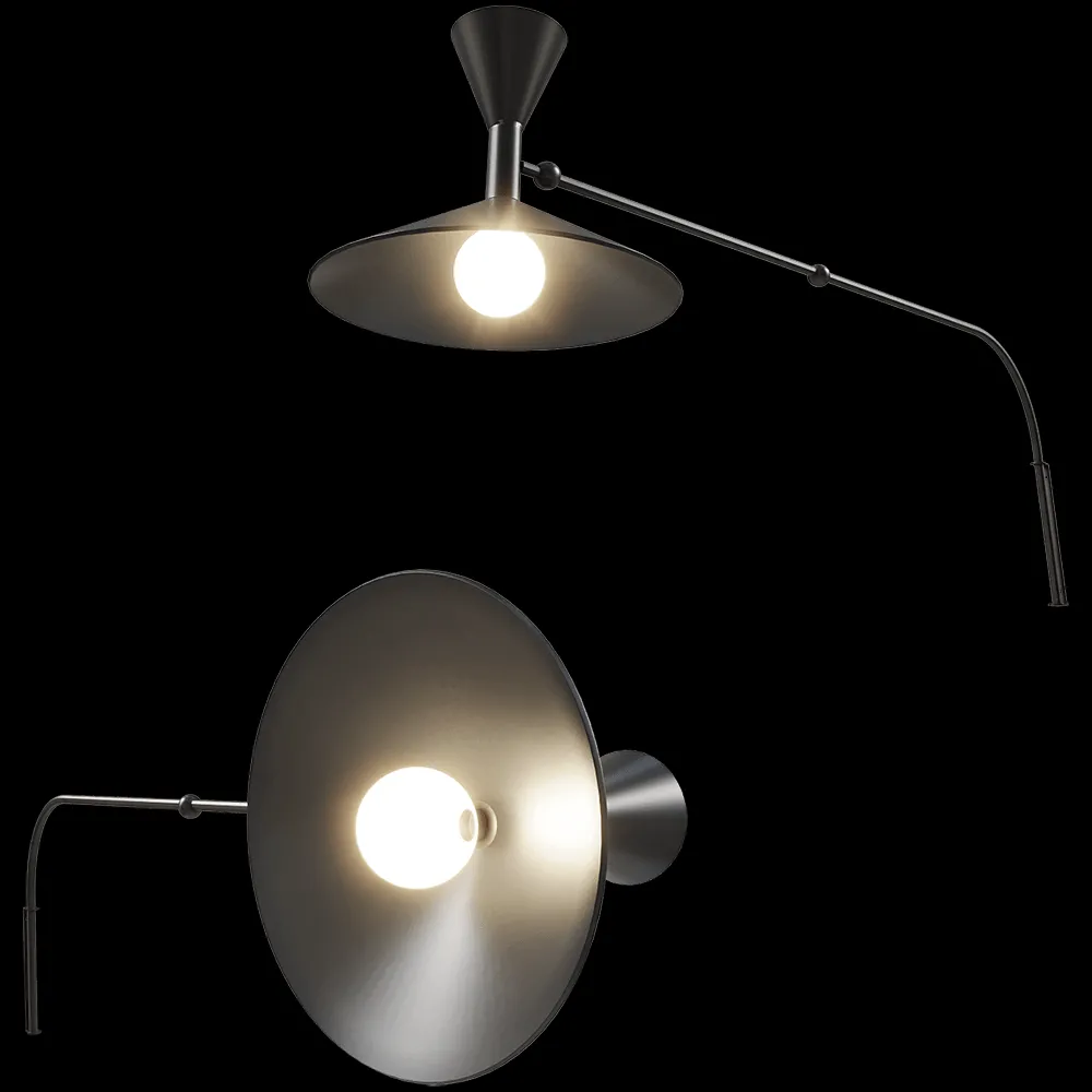 Nemo Lighting – Wall lamp Lampe de Marseille 3ds Max