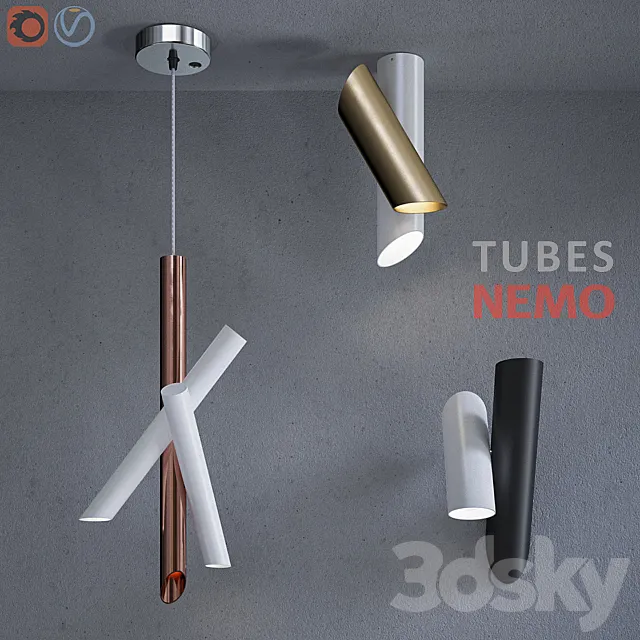 NEMO Tubes collection 3ds Max