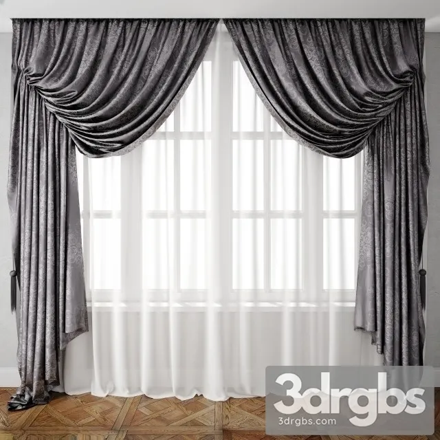 Neoclassic Curtain 39 3dsmax Download