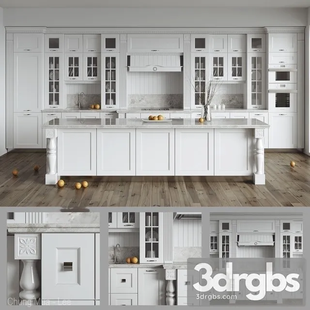 Neoclassic Kitchen Cabinet 3 3dsmax Download