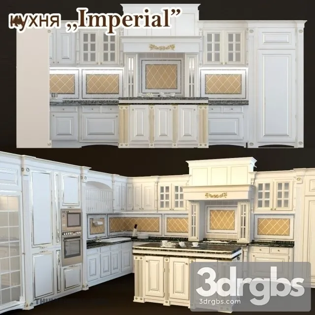Neoclassic Kitchen Cabinet 3dsmax Download