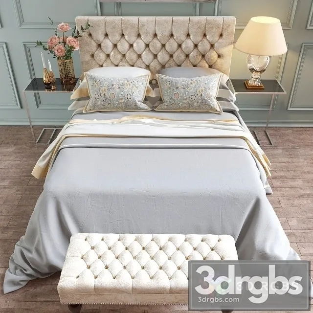 Neoclassic Luxury Bed 3dsmax Download