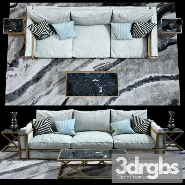 Neoclassic Luxury Sofa Set 03 3dsmax Download