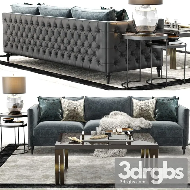 Neoclassic Luxury Sofa Set 3dsmax Download