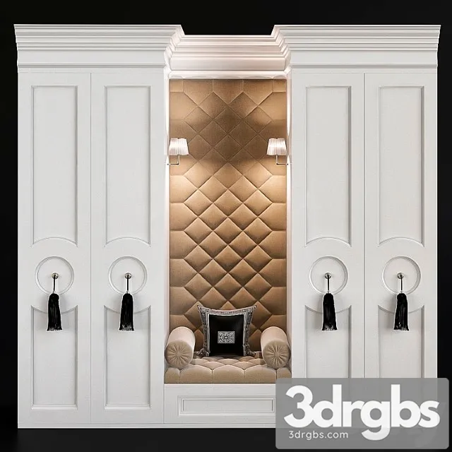 Neoclassical style wardrobes 3dsmax Download