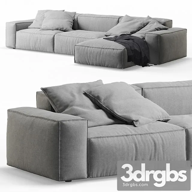 Neowall corner sofa by living divani 2