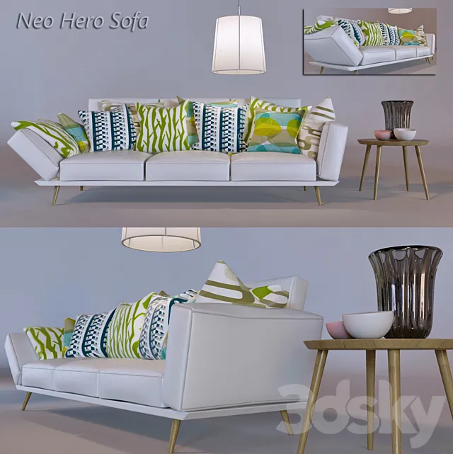 Nero Hero Sofa 3DS Max Model