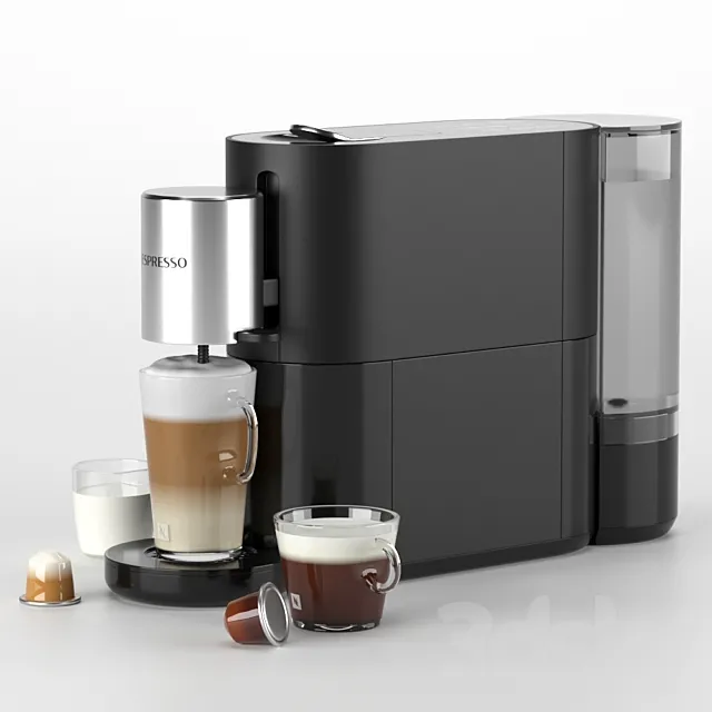 Nespresso Atelier coffee machine 3ds Max