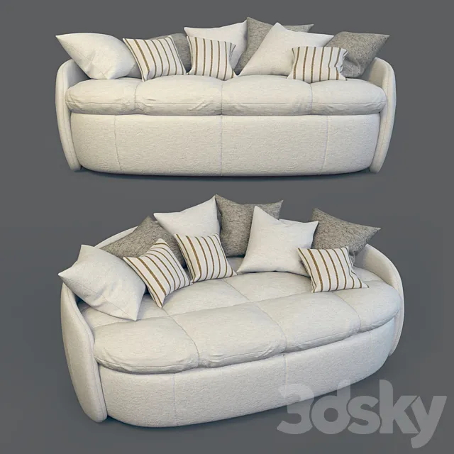 Nest sofa 3ds Max