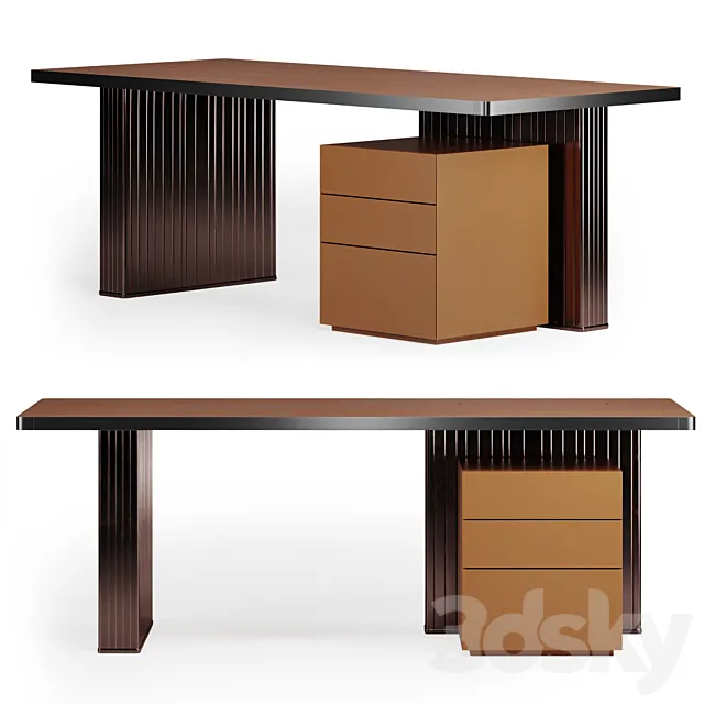 NETTUNO | Writing desk by Paolo Castelli 3ds Max