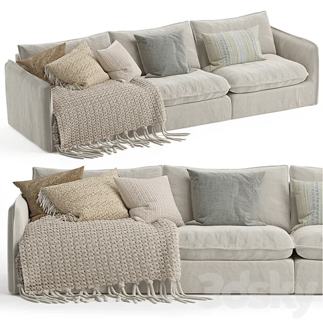 Neva Sofa Sectional 3ds Max