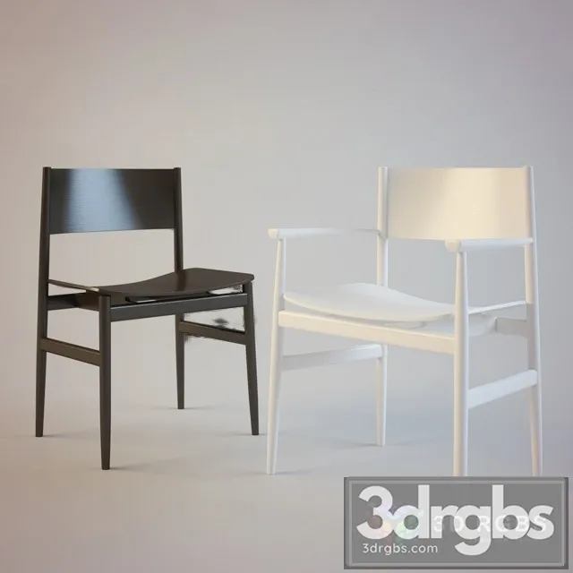 Neve chair design by Piero Lissoni 3dsmax Download