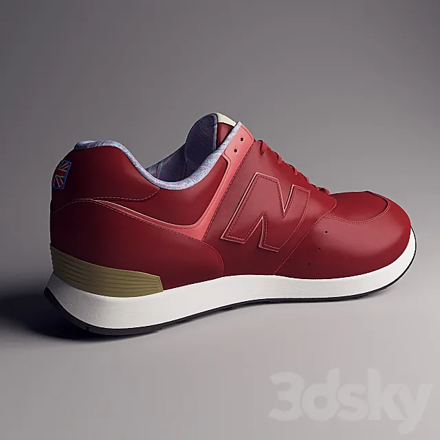 New Balance 576 “The Red Lion” 3ds Max