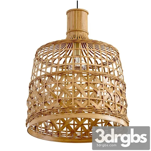 New bamboo ceiling lamp light alternative