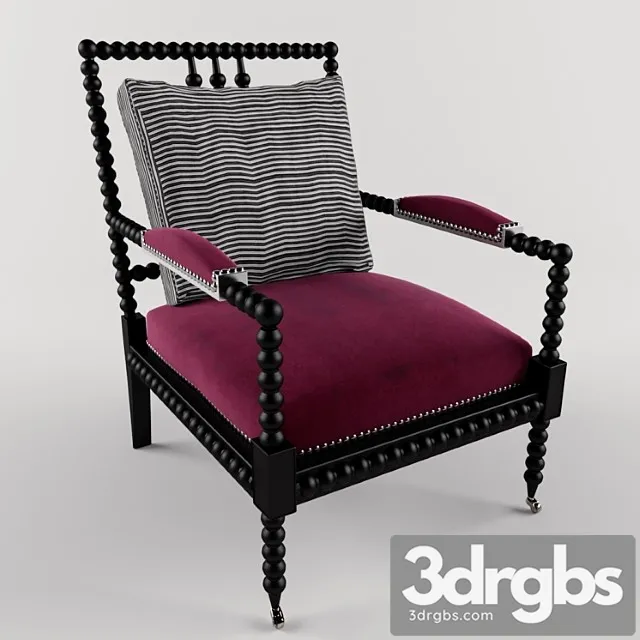 New Bohemian Spindle Chair 3dsmax Download