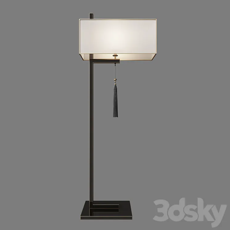 New chinese floor lamp 3DS Max