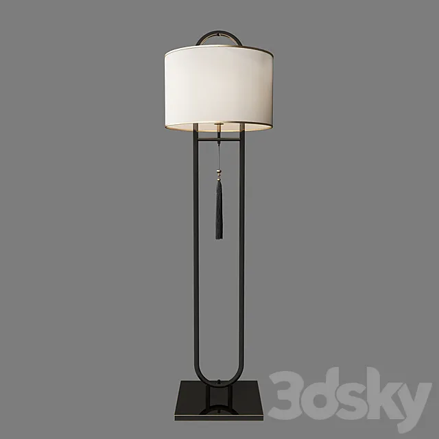 New chinese floor lamp 3DSMax File