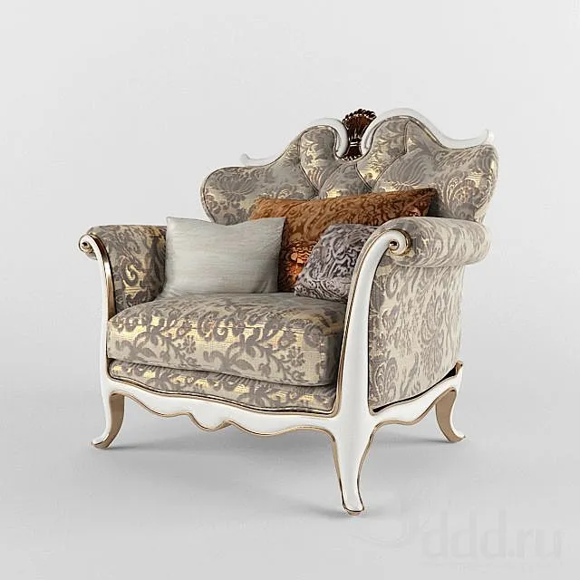 New Classic Armchair 3DS Max Model