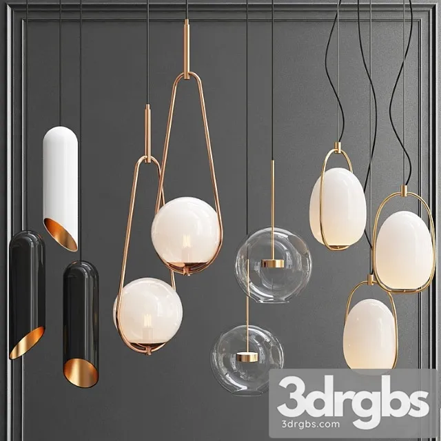 New collection of pendant lights 10 3dsmax Download