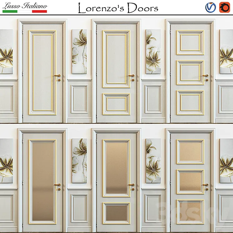 New Design Porte (Lorenzo’s Doors) 3DS Max