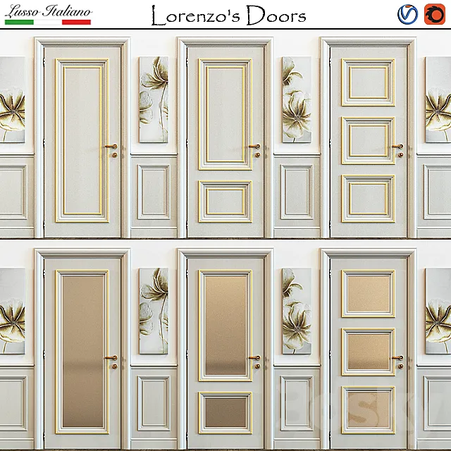 New Design Porte (Lorenzo’s Doors) 3DSMax File