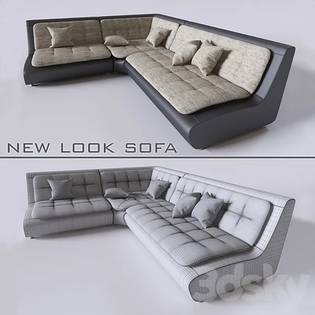 New look sofa – Pearl 3DS Max Model