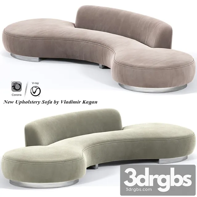 New upholstery sofa by vladimir kagan