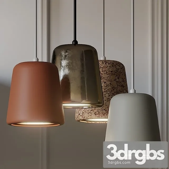 New works material pendant light 4 different materials 3dsmax Download