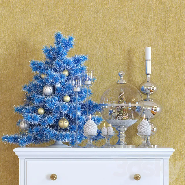 New Year Decorations 3ds Max
