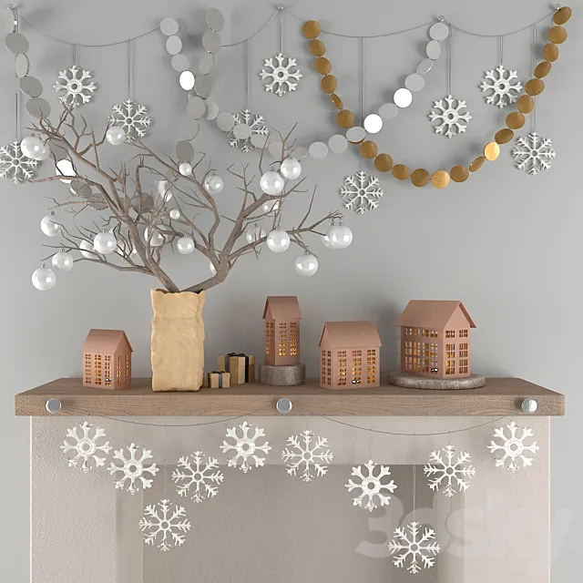 New Year’s decor 3DS Max Model