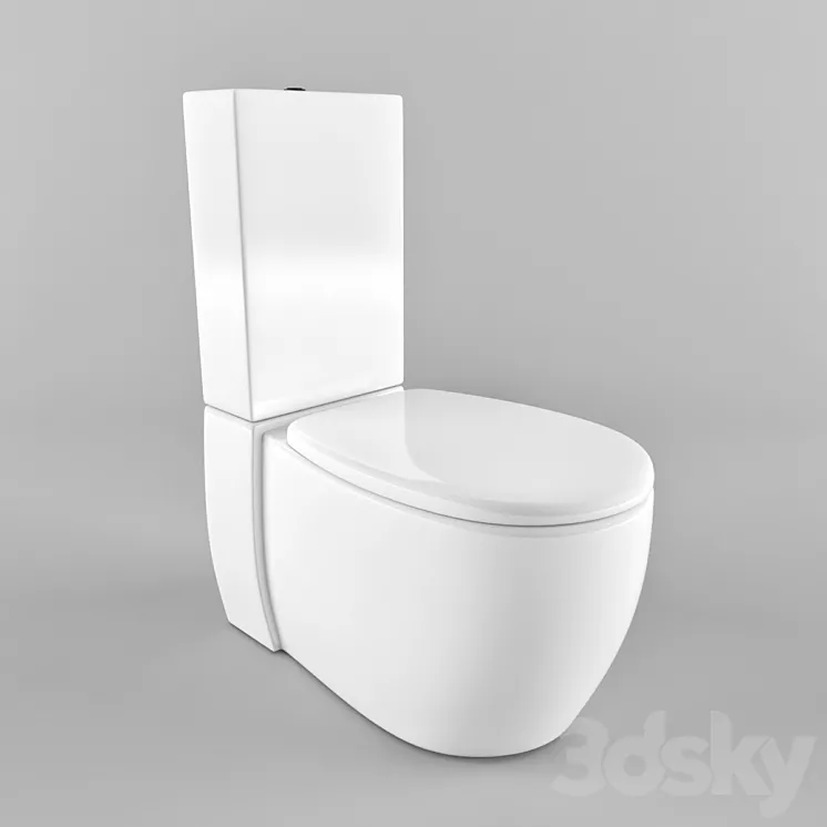 Newform – Essenza close-coupled toilet 3DS Max