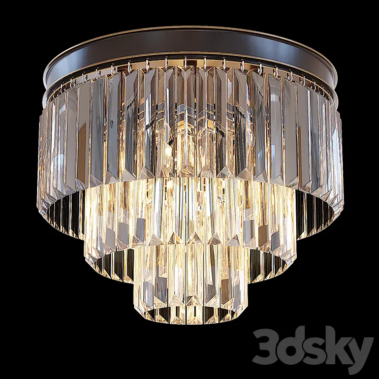 Newport Ceiling Lamp 31106 PL 3DS Max