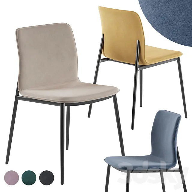 Newport chair Boconcept 3ds Max