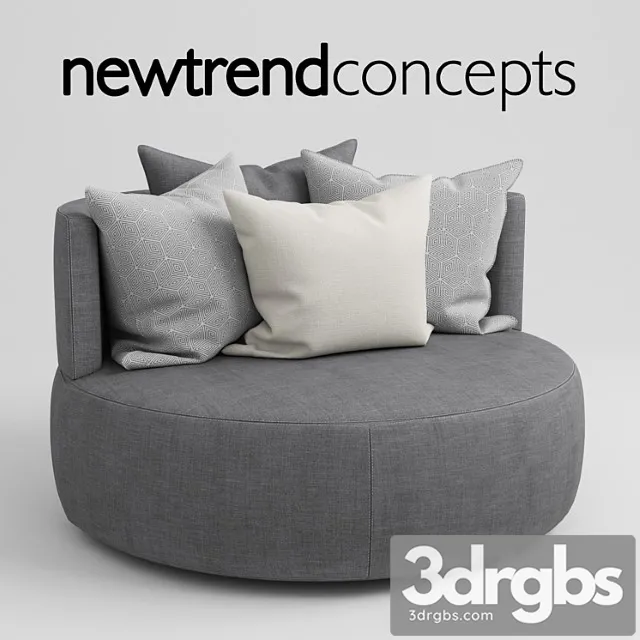 Newtrend concepts diva armchair 3dsmax Download